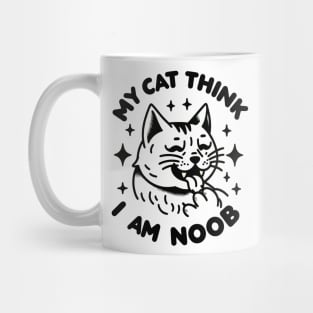 My Cat Think I’m Noob Mug